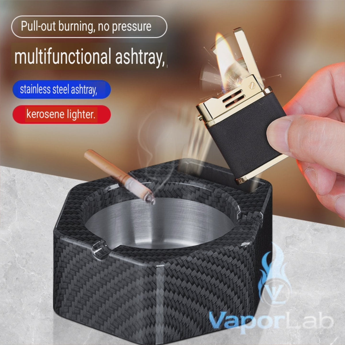 ASHTRAY, CIGARETTE HOLDER, ETTC