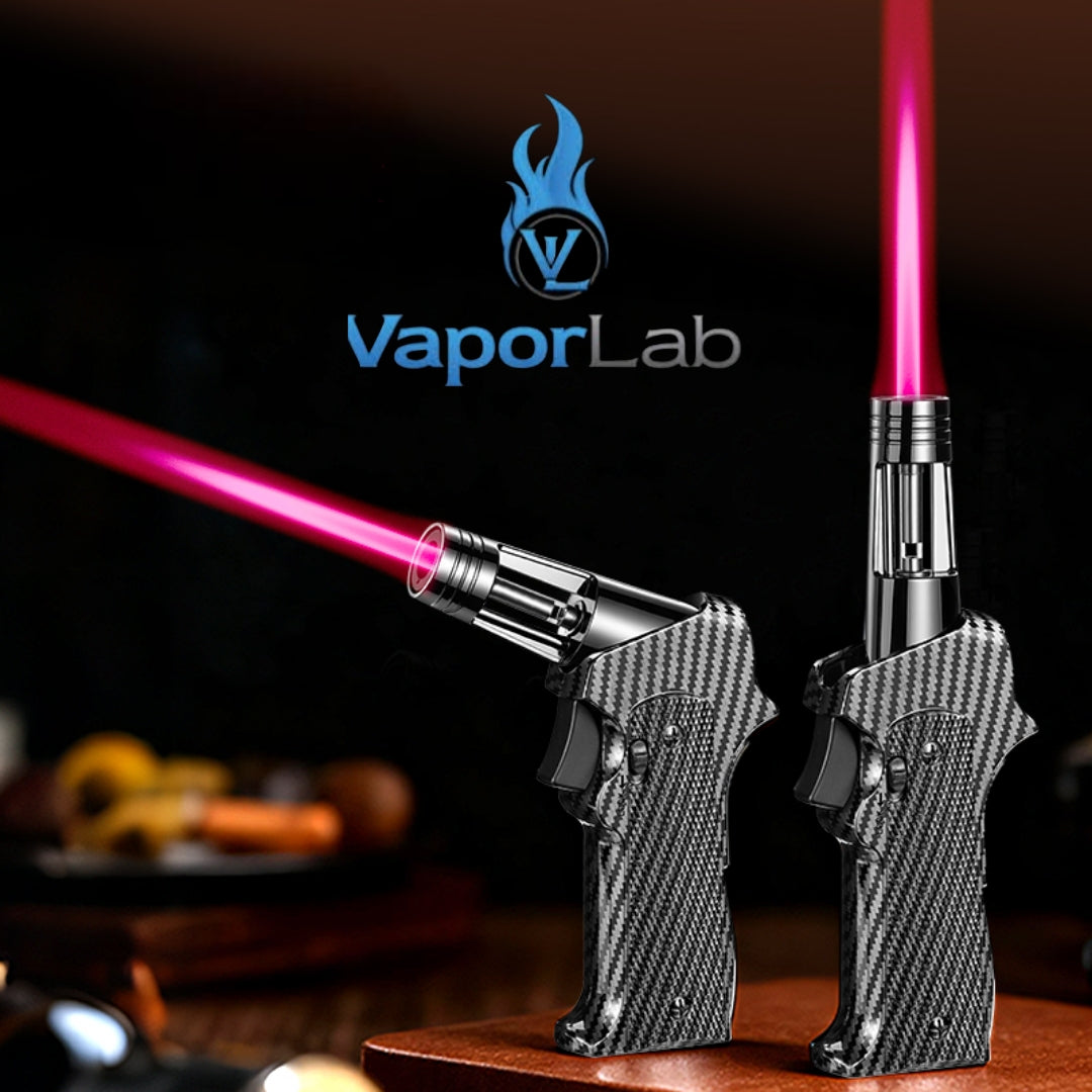 korek api bara merah atau las biru powerful jet torch bbq gas lighter bisa di lock dan tekuk TENHO