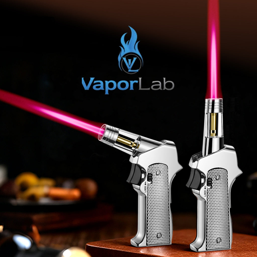 korek api bara merah atau las biru powerful jet torch bbq gas lighter bisa di lock dan tekuk TENHO
