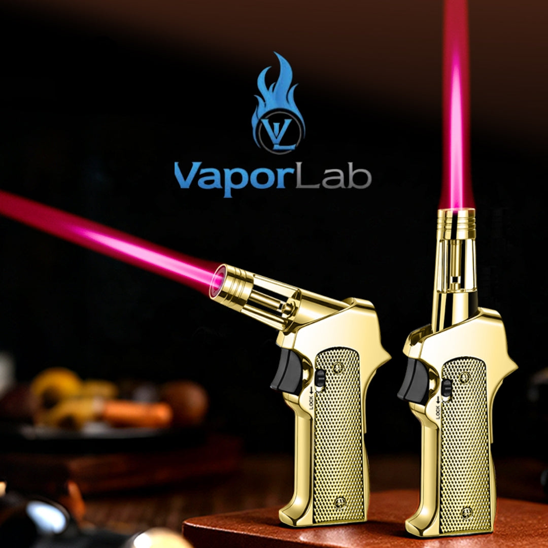 korek api bara merah atau las biru powerful jet torch bbq gas lighter bisa di lock dan tekuk TENHO