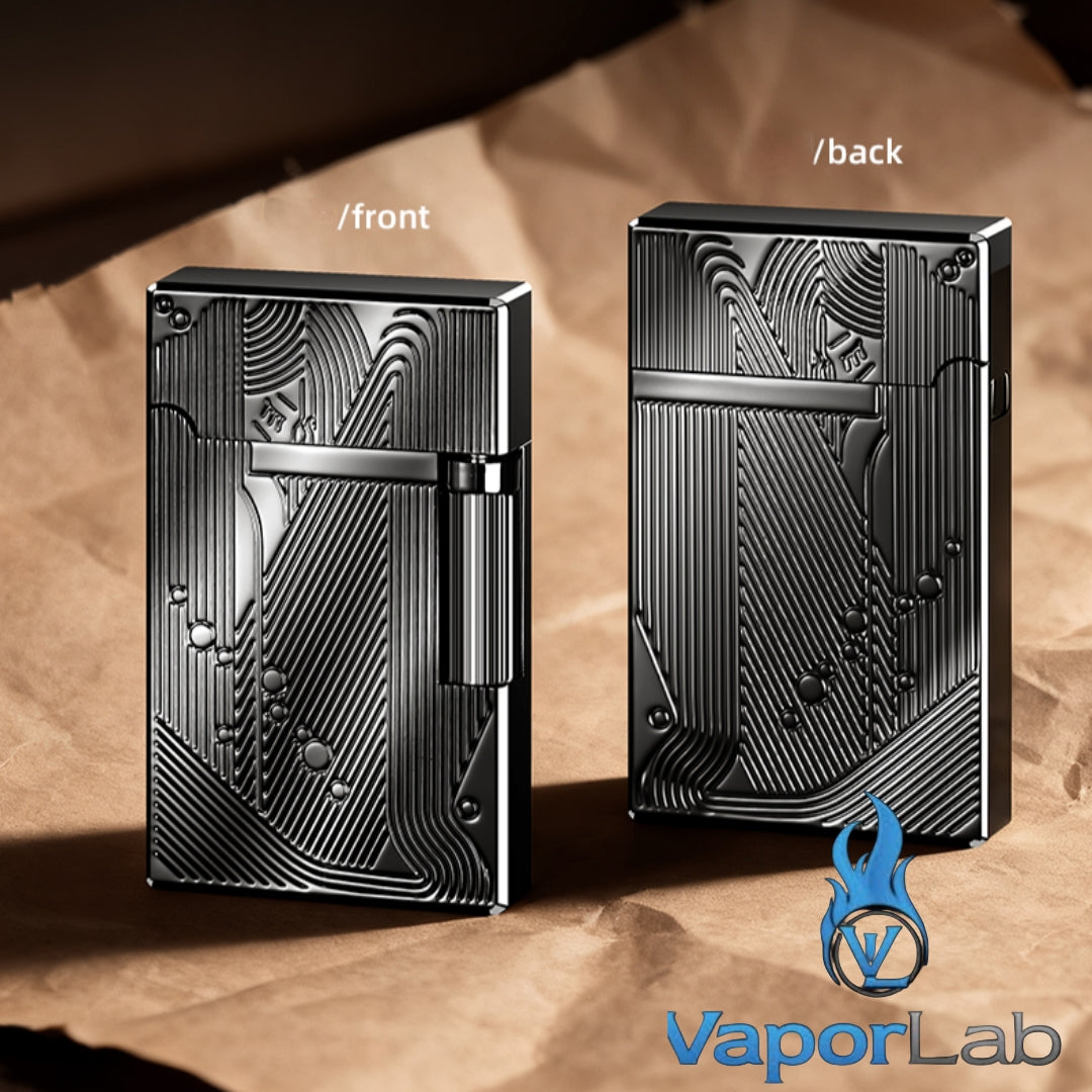 korek api ukiran classic gesek roda ada denting vintage refillable gas lighter DIKANG dapat diisi ulang model dupon