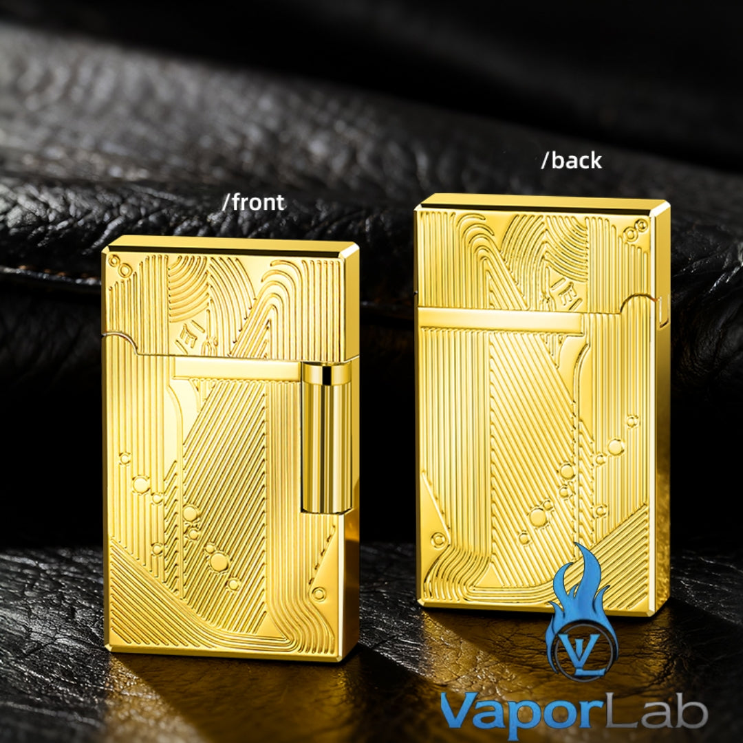 korek api ukiran classic gesek roda ada denting vintage refillable gas lighter DIKANG dapat diisi ulang model dupon