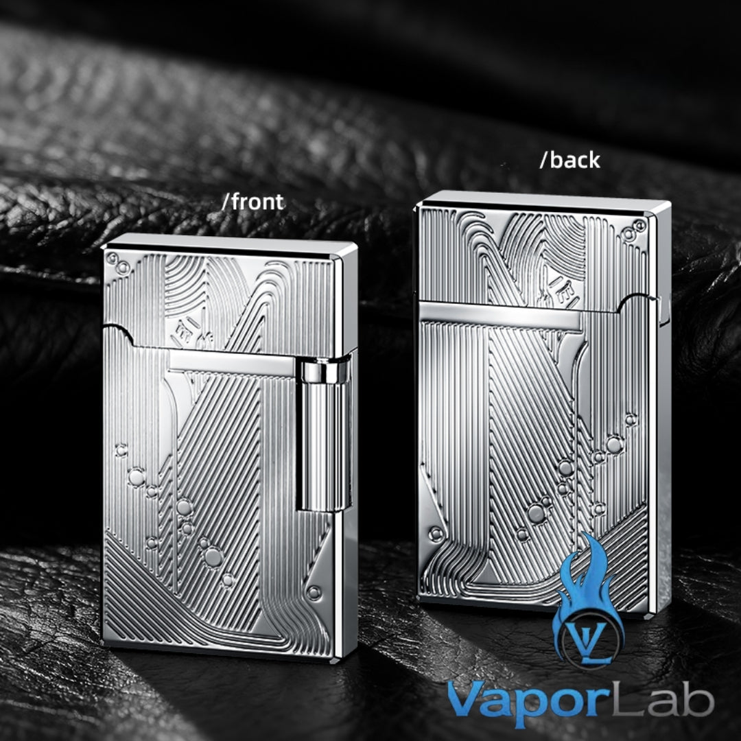 korek api ukiran classic gesek roda ada denting vintage refillable gas lighter DIKANG dapat diisi ulang model dupon