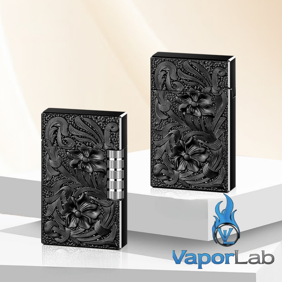 korek api ukiran classic gesek roda ada denting vintage refillable gas lighter DIKANG dapat diisi ulang model dupon