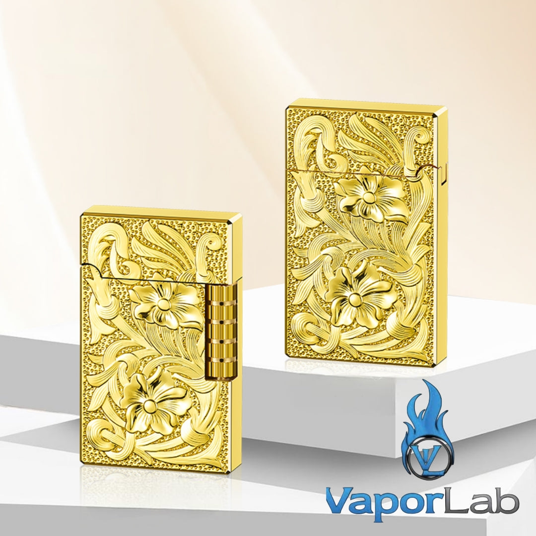 korek api ukiran classic gesek roda ada denting vintage refillable gas lighter DIKANG dapat diisi ulang model dupon