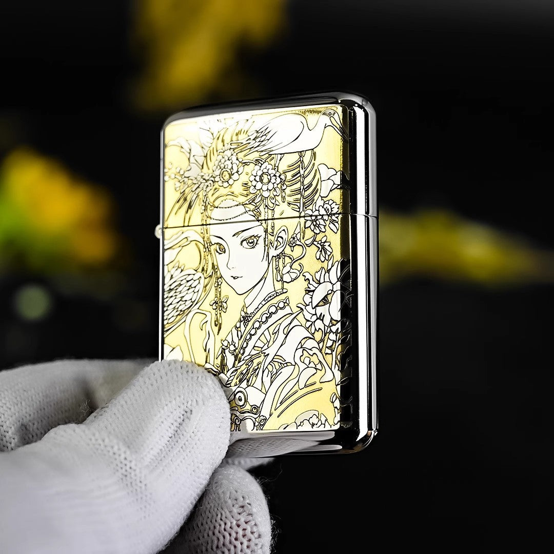 korek api slim zorro 790 original ada denting refill minyak sumbu kapas vintage brass oil classic lighter