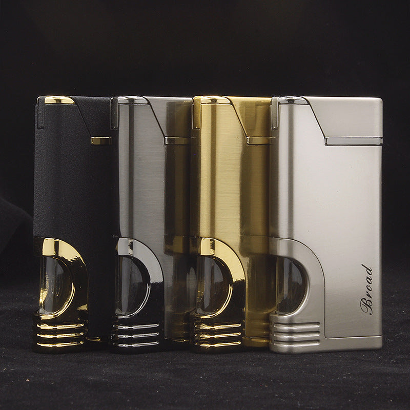 korek api bara las BROAD ada indikator gas refillable jet torch lighter