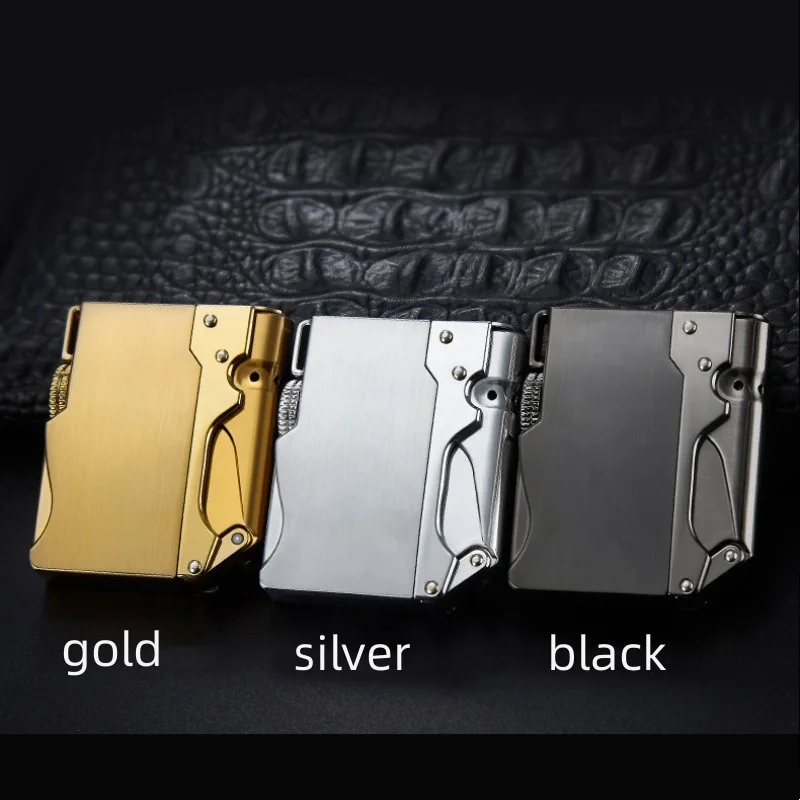 korek api besi bara las FOCUS vintage jet torch metal gas refillable lighter with gift box unik