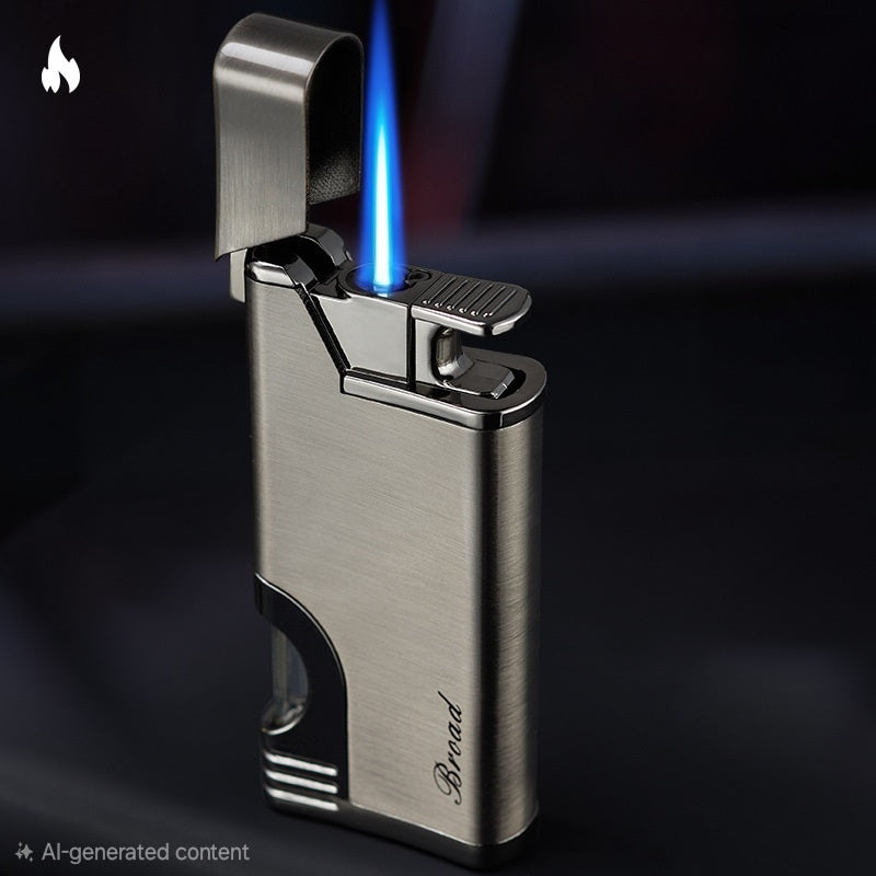 korek api bara las BROAD ada indikator gas refillable jet torch lighter