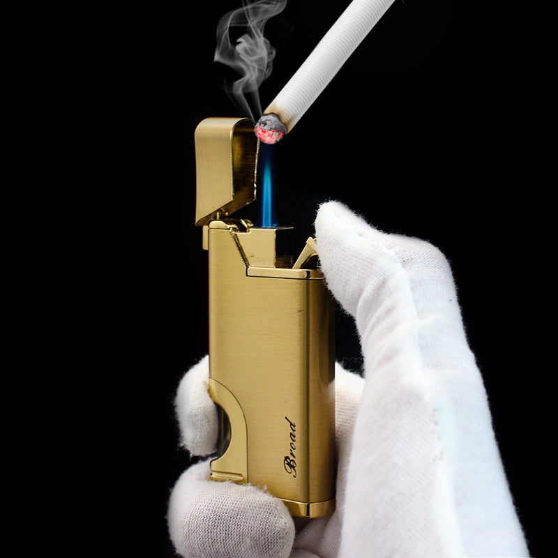 korek api bara las BROAD ada indikator gas refillable jet torch lighter