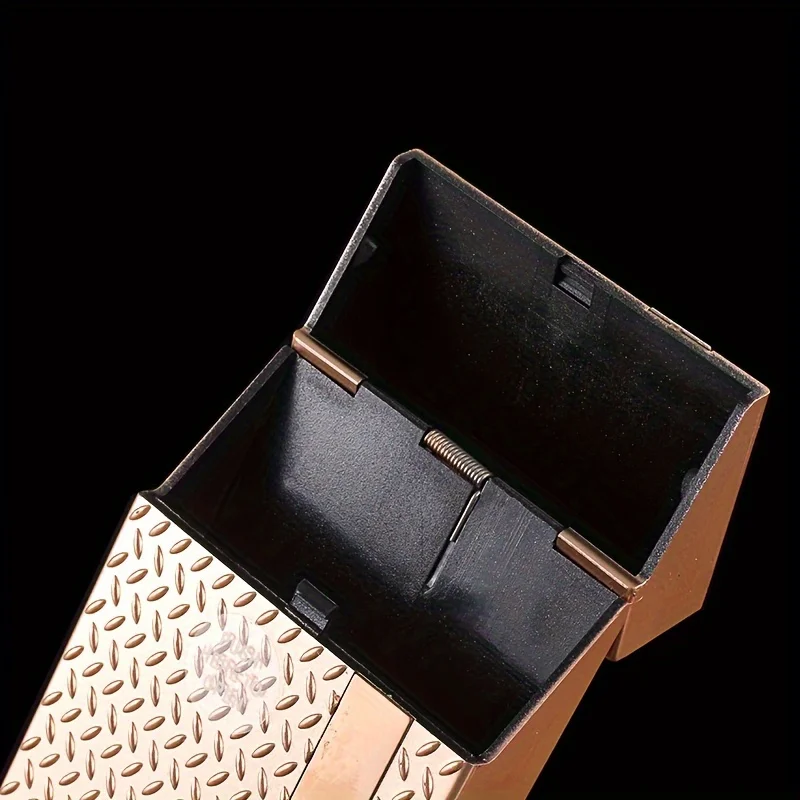 kotak tempat simpan rokok universal all size auto spring open cigarette case material plastik tebal exclusive