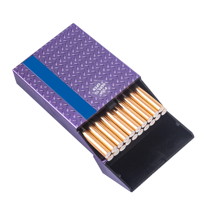 kotak tempat simpan rokok universal all size auto spring open cigarette case material plastik tebal exclusive