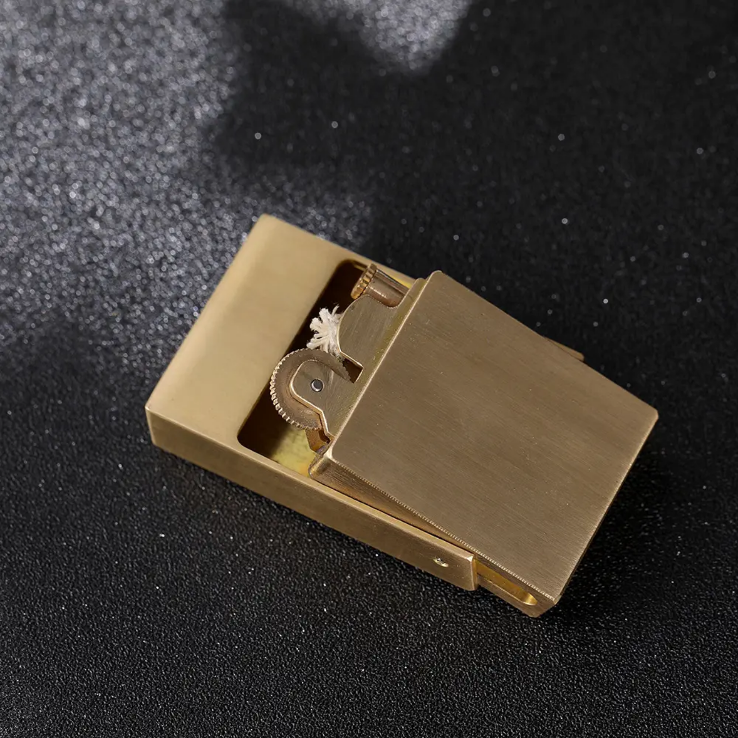 korek api metal pakai roda sumbu minyak classic vintage full brass perunggu asli pagani oil lighter retro slick design 3327