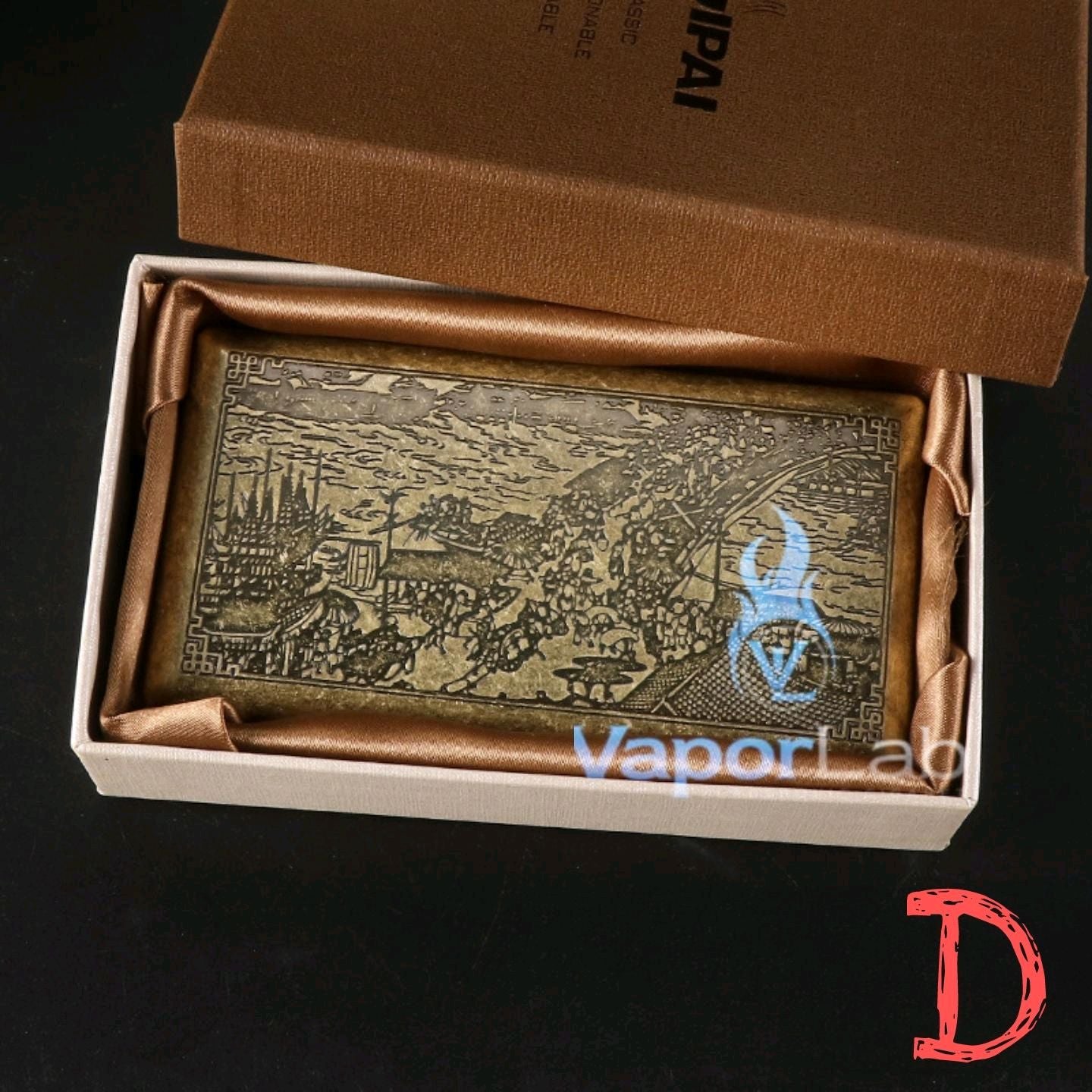 kotak tempat simpan rokok bahan perunggu tebal vintage classic premium copper cigarette case all size universal