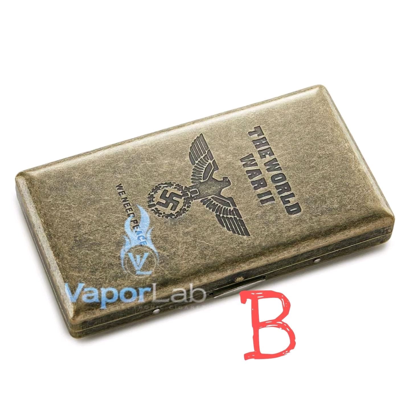 kotak tempat simpan rokok bahan perunggu tebal vintage classic premium copper cigarette case all size universal
