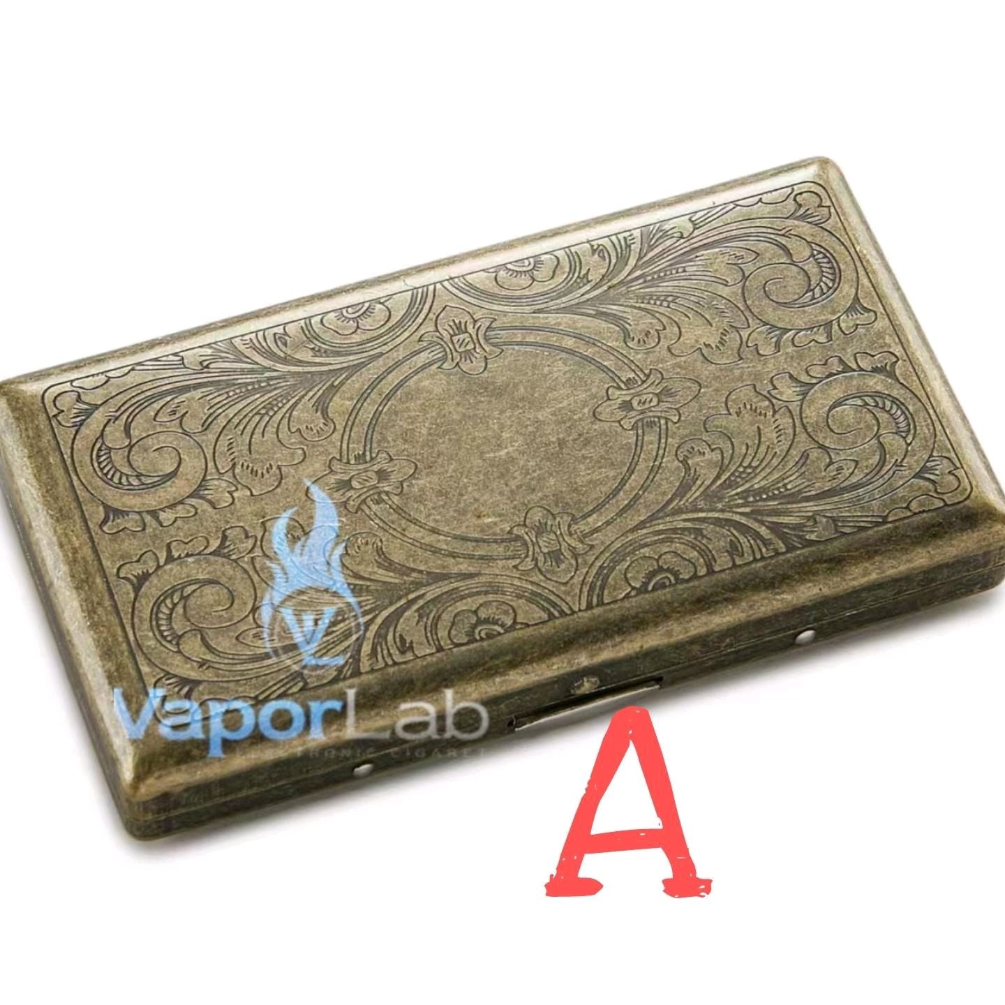 kotak tempat simpan rokok bahan perunggu tebal vintage classic premium copper cigarette case all size universal