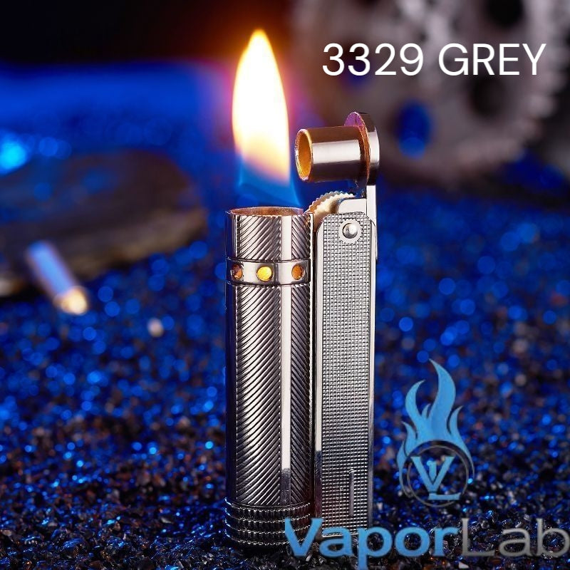 mancis korek api besi pakai roda sumbu minyak model jadul old fashion vintage classic retro metal oil kerosene lighter BOBANG