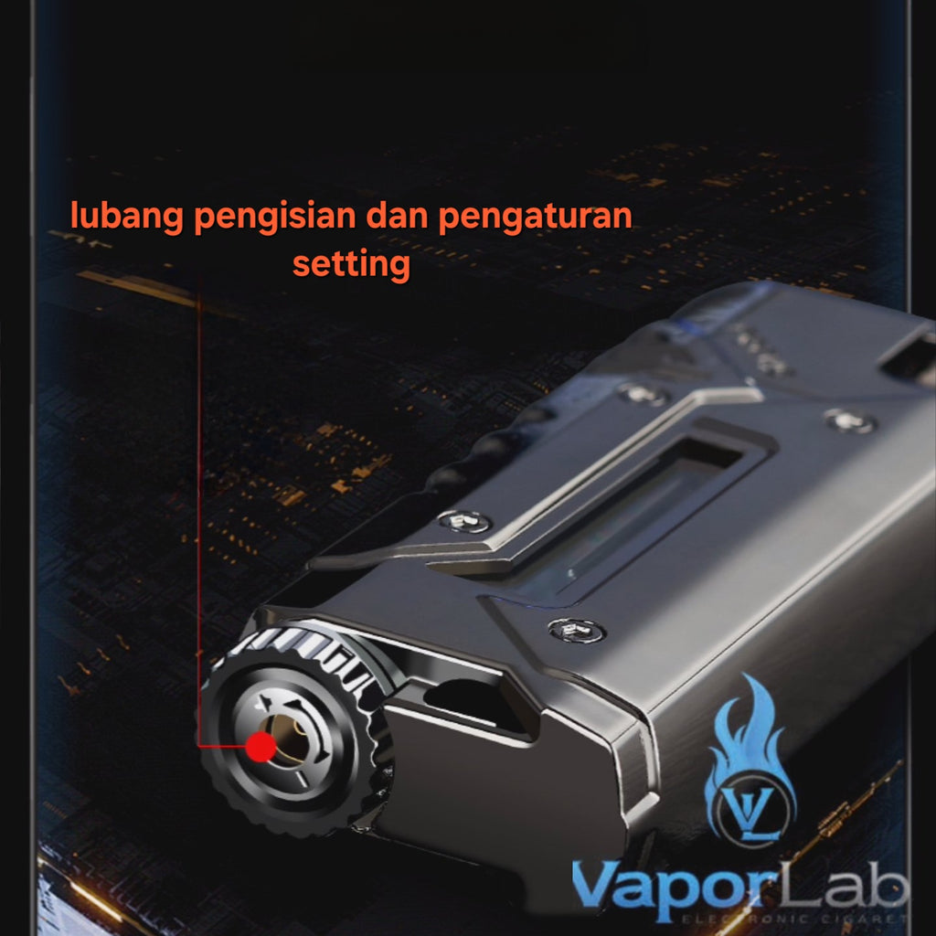 korek api bara las FOCUS with cool LED modern jet torch windproof metal lighter unik cyberpunk visible transparant gas indikator