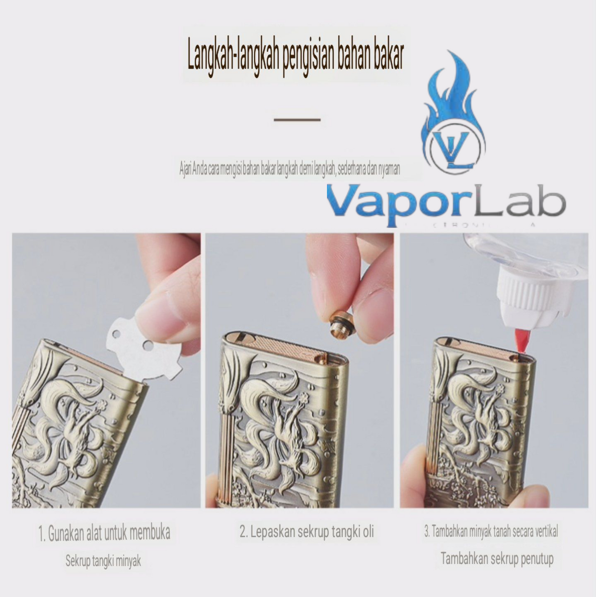 korek api roda sumbu minyak body ukiran full gesek samping vintage classic kerosene bronze oil lighter