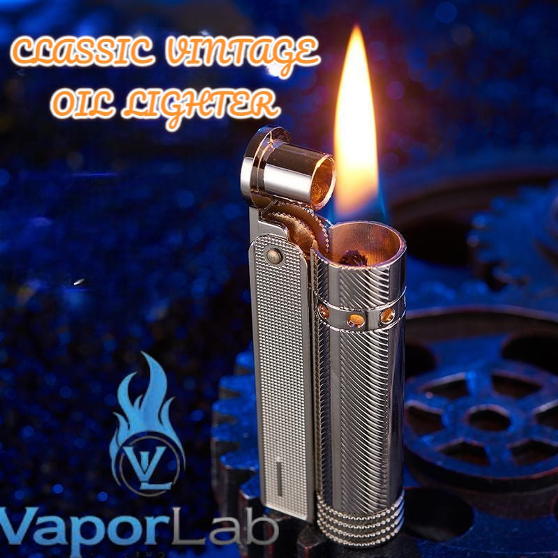 mancis korek api besi pakai roda sumbu minyak model jadul old fashion vintage classic retro metal oil kerosene lighter BOBANG