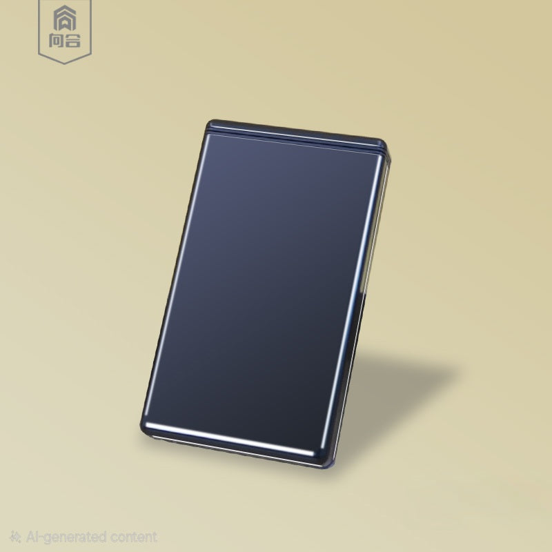 kotak tempat simpan penyimpanan rokok slim design universal all size cigarette auto slide open metal case aluminium besi tebal