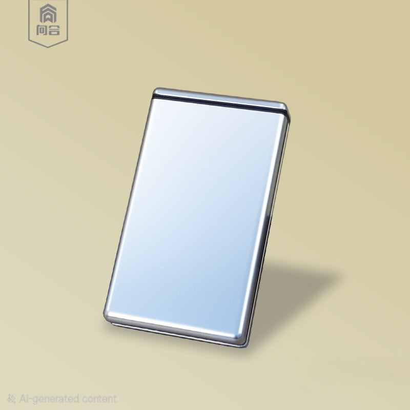 kotak tempat simpan penyimpanan rokok slim design universal all size cigarette auto slide open metal case aluminium besi tebal
