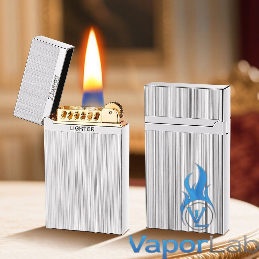 mancis korek api besi klasik pakai roda dan sumbu refill minyak vintage classic oil lighter metal ada denting ding sound
