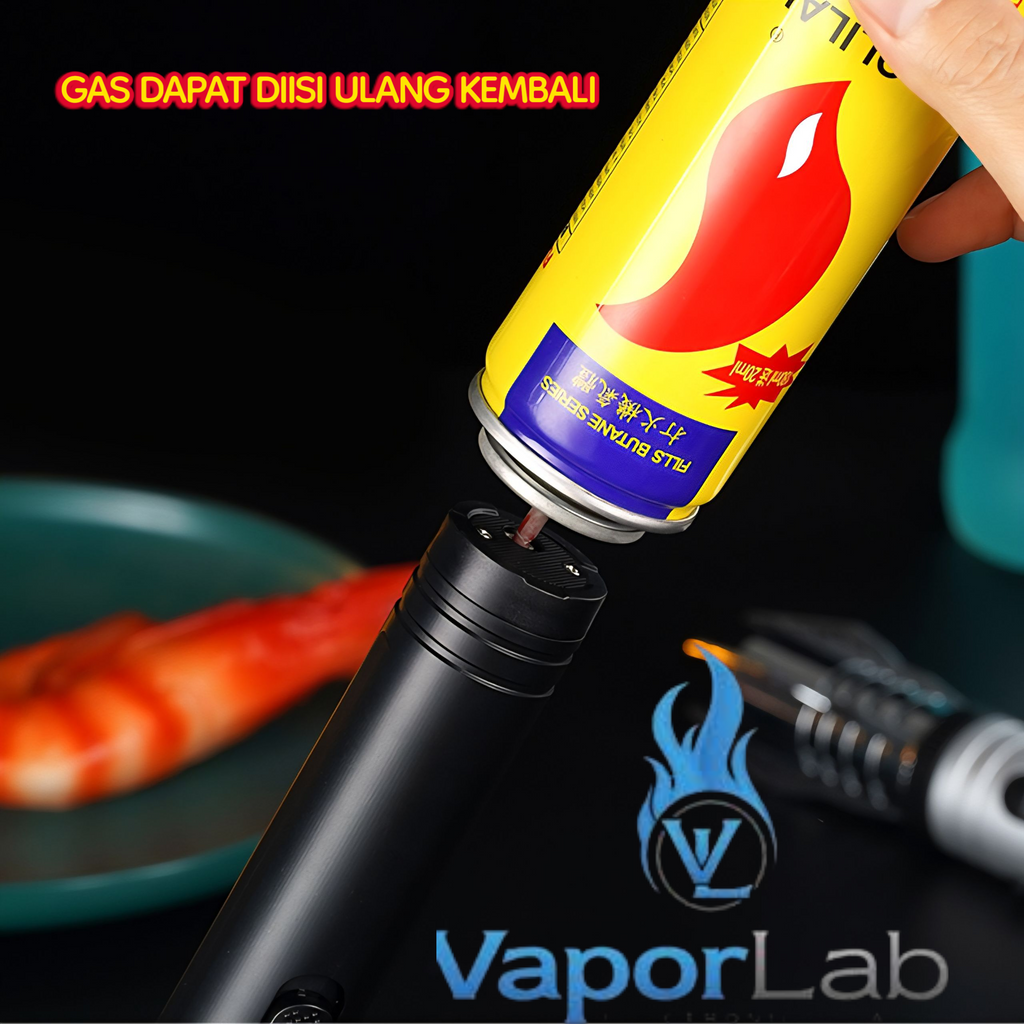 korek api bara las kencang model light saber jet flame torch high power temp outdoor bbq Refillable gas lighter dengan bukaan botol