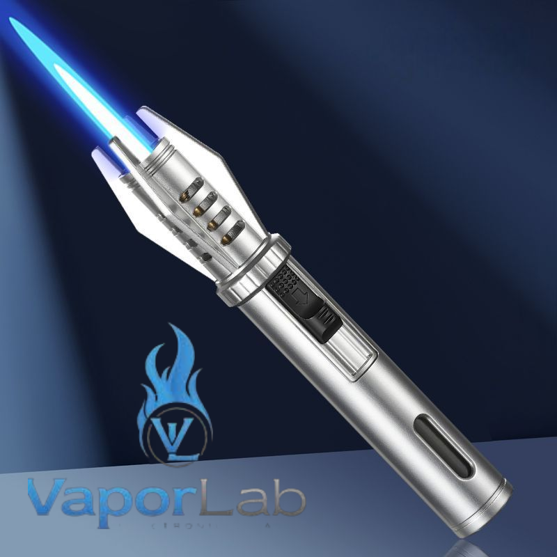 korek api bara las unik model obor mini ada kaca indikator gas refillable jet torch lighter good quality windproof