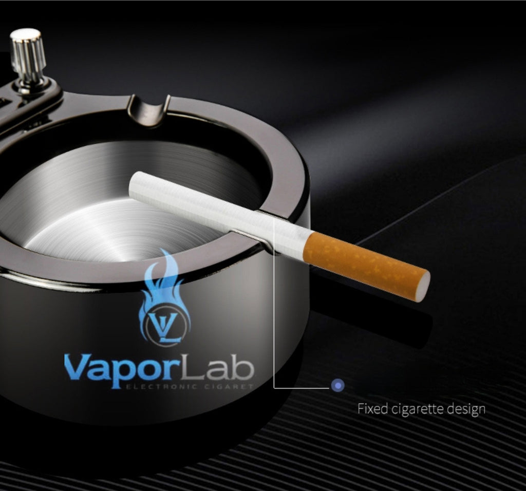 asbak plus korek api gesek isi minyak HONEST besi metal ashtray with oil lighter