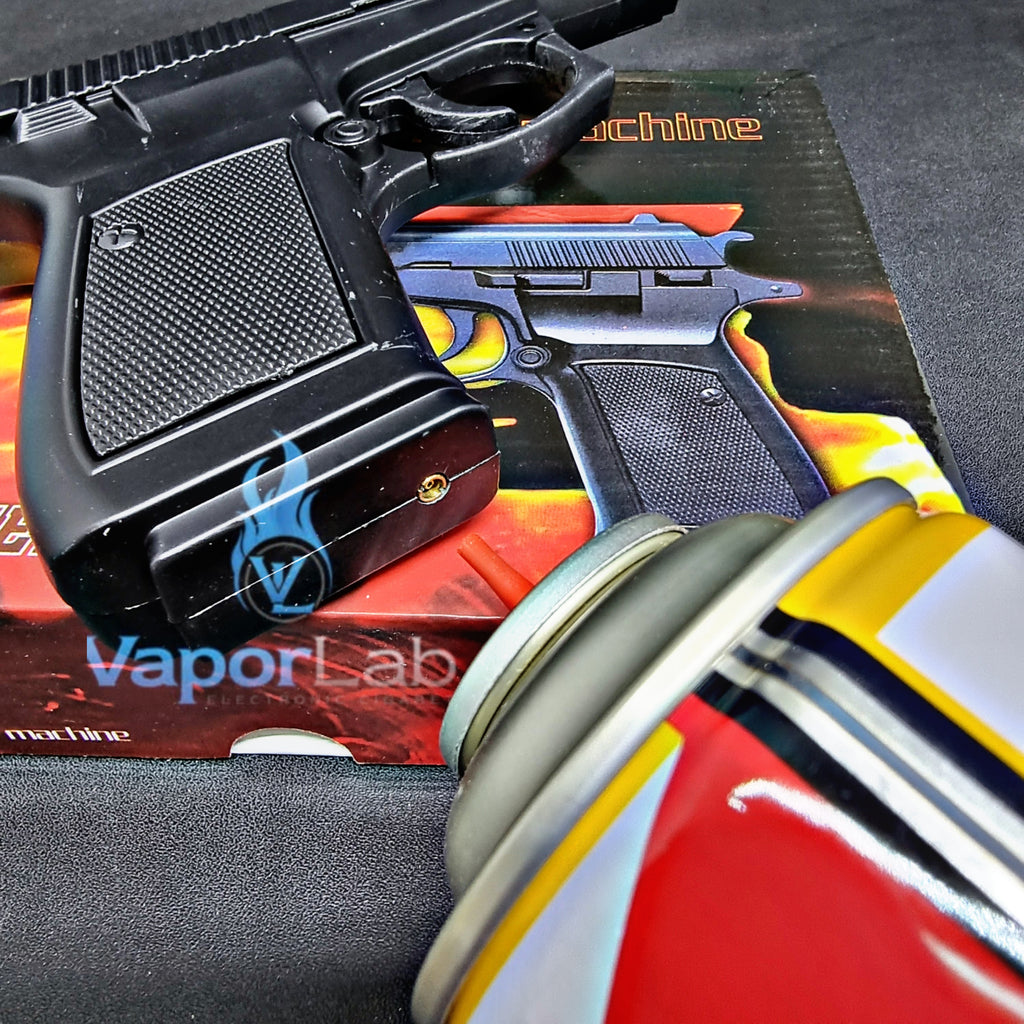 korek api gas bisa isi ulang bara merah model pajangan display pistol makarov gun refillable gas lighter full besi metal
