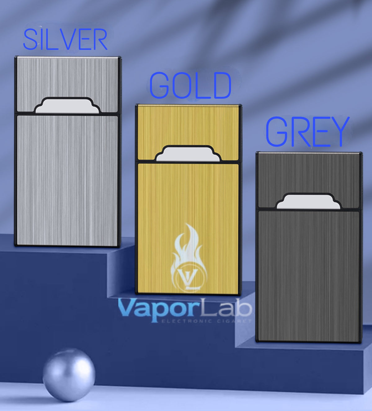 kotak box tempat simpan rokok ukuran slim panjang 20 batang cigarette case lapisan luar metal