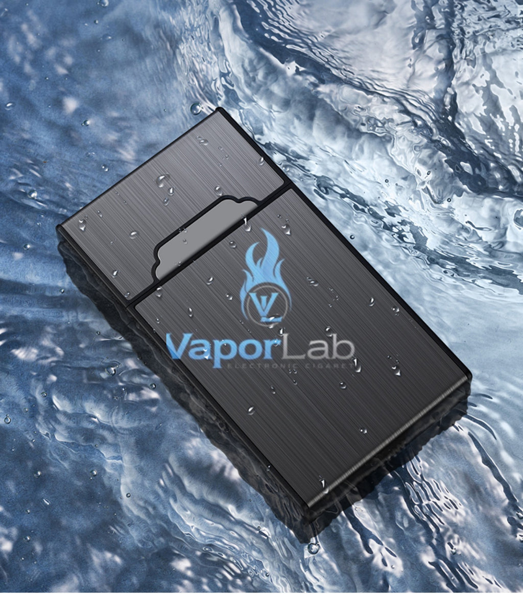 kotak box tempat simpan rokok ukuran slim panjang 20 batang cigarette case lapisan luar metal