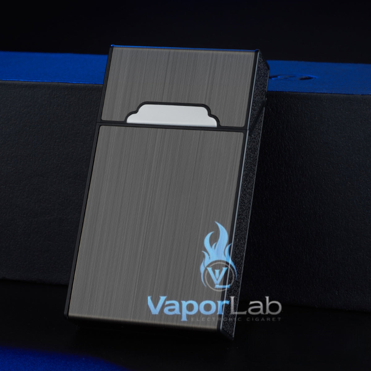 kotak box tempat simpan rokok ukuran slim panjang 20 batang cigarette case lapisan luar metal