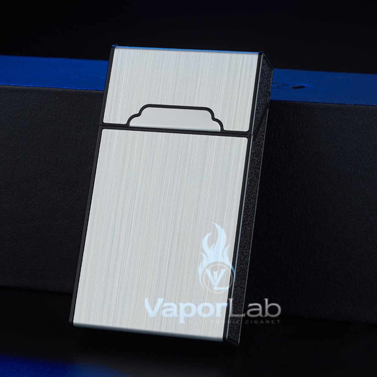 kotak box tempat simpan rokok ukuran slim panjang 20 batang cigarette case lapisan luar metal