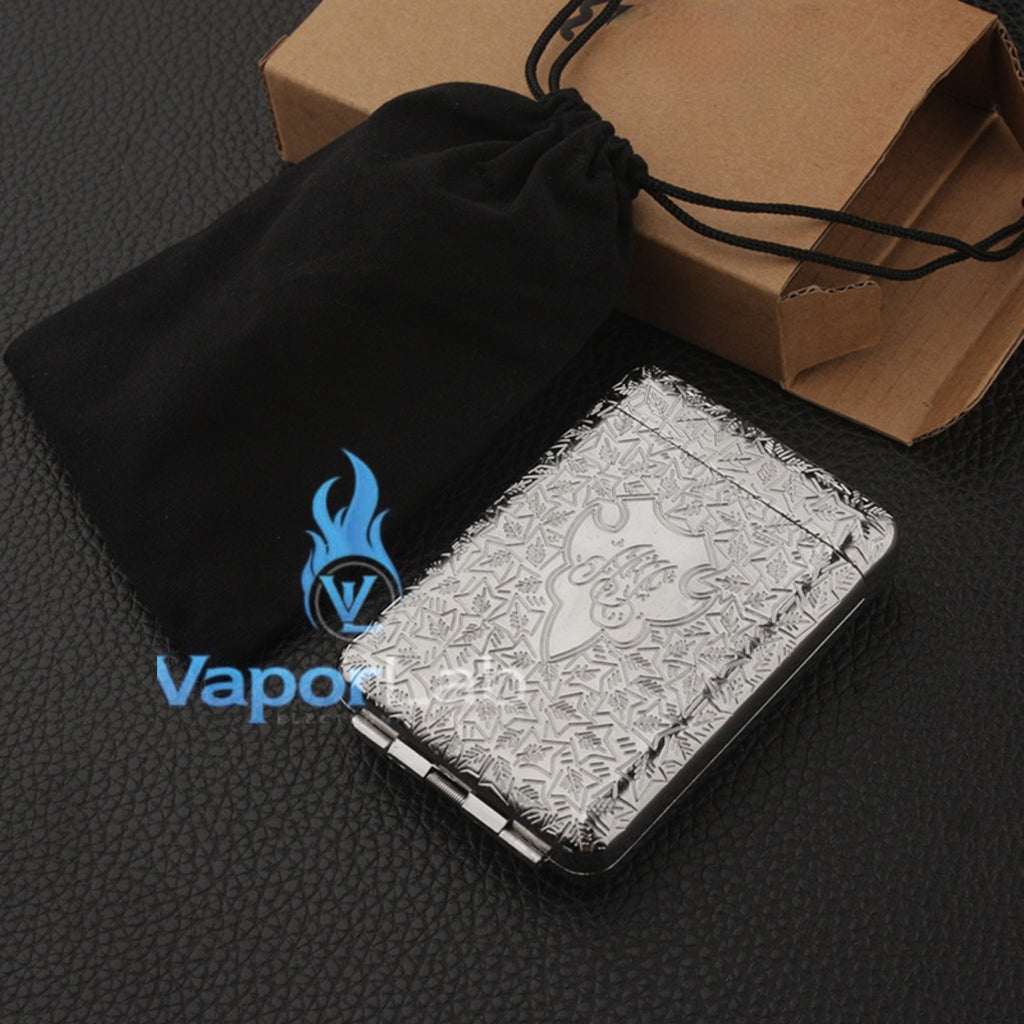 kotak tempat simpan rokok slim atau reguler size vintage metal cigarette case model peaky blinders retro metal design