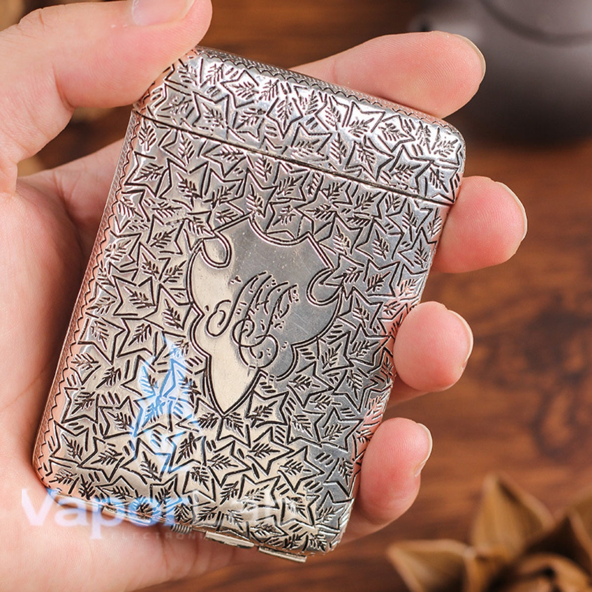 kotak tempat simpan rokok slim atau reguler size vintage metal cigarette case model peaky blinders retro metal design