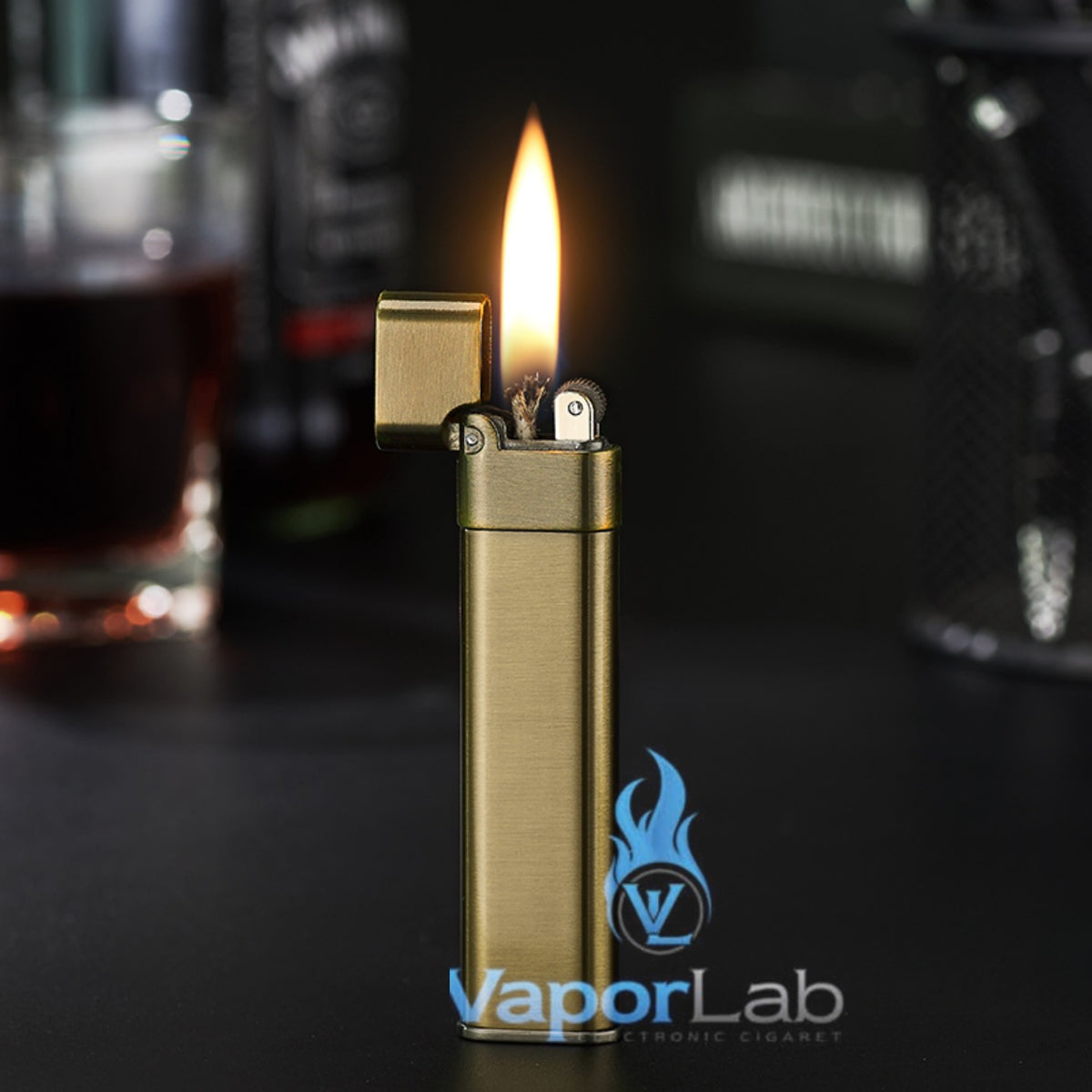 mancis korek api klasik pakai sumbu kapas roda minyak vintage brass oil classic lighter slim design