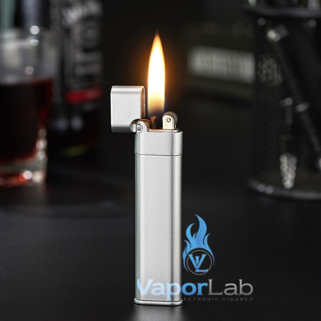 mancis korek api klasik pakai sumbu kapas roda minyak vintage brass oil classic lighter slim design