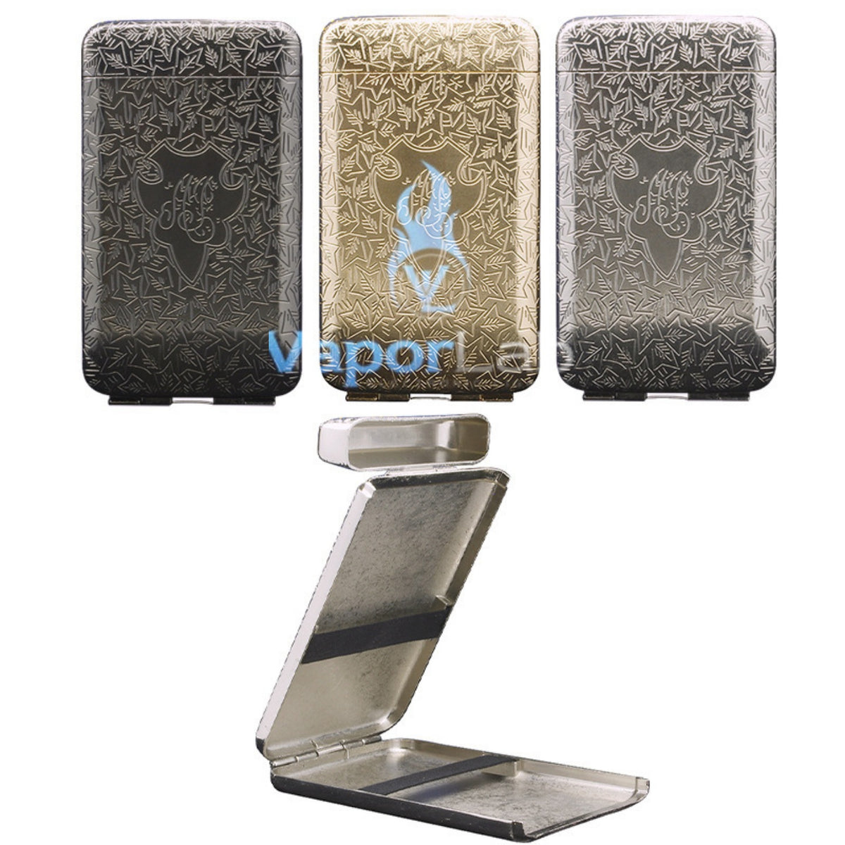 kotak tempat simpan rokok slim atau reguler size vintage metal cigarette case model peaky blinders retro metal design