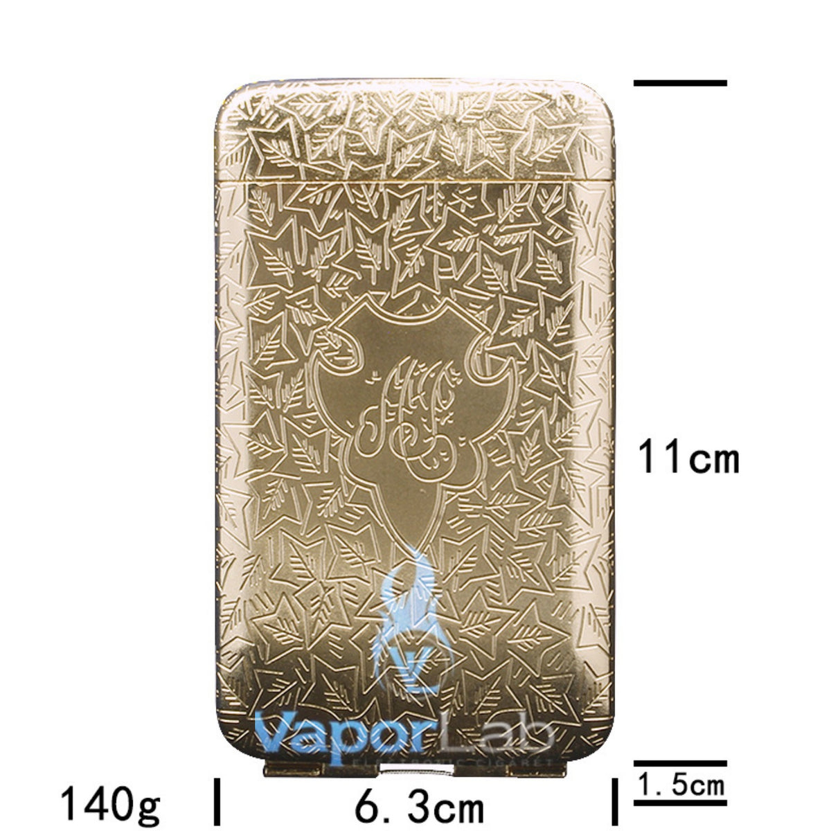 kotak tempat simpan rokok slim atau reguler size vintage metal cigarette case model peaky blinders retro metal design