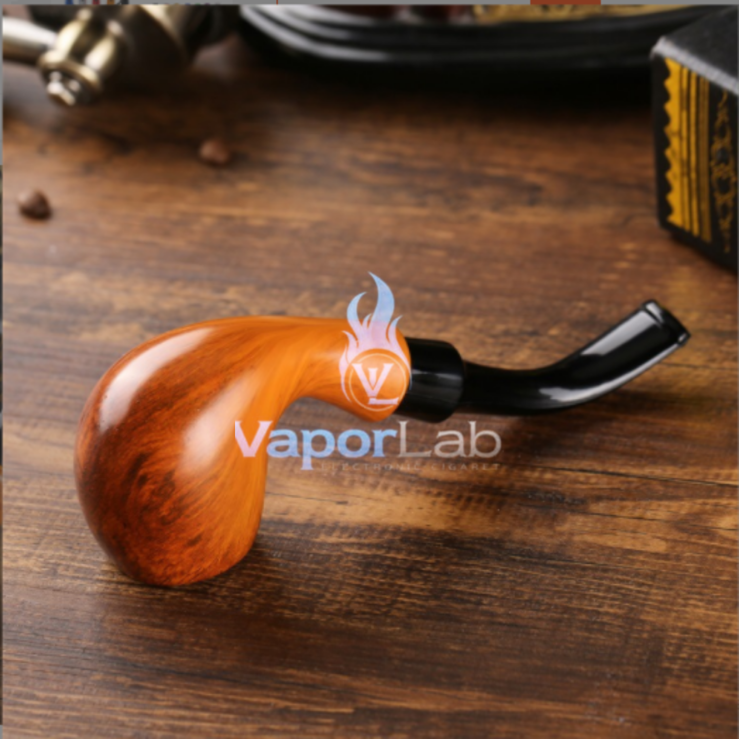 Pipa cangklong tembakau model kayu jadul popeye old fashioned tobacco resin smoke pipe 1983