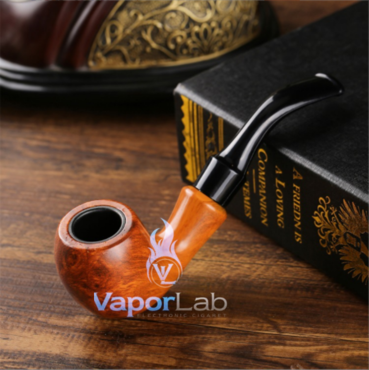 Pipa cangklong tembakau model kayu jadul popeye old fashioned tobacco resin smoke pipe 1983