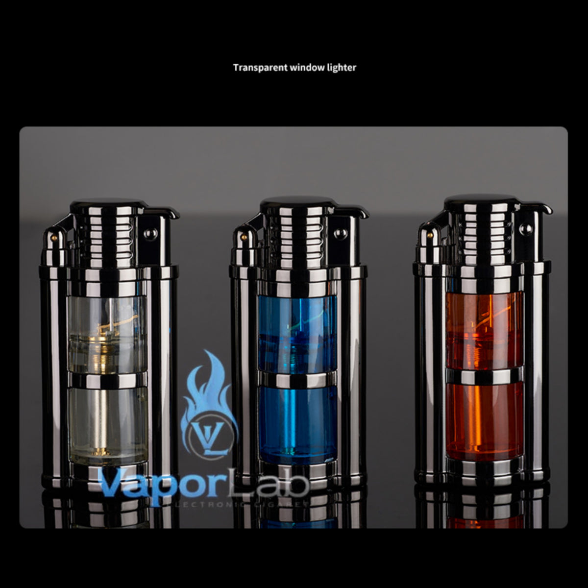 korek api bara torch refillable gas dapat diisi ulang classic vintage dengan kaca transparant windproof lighter