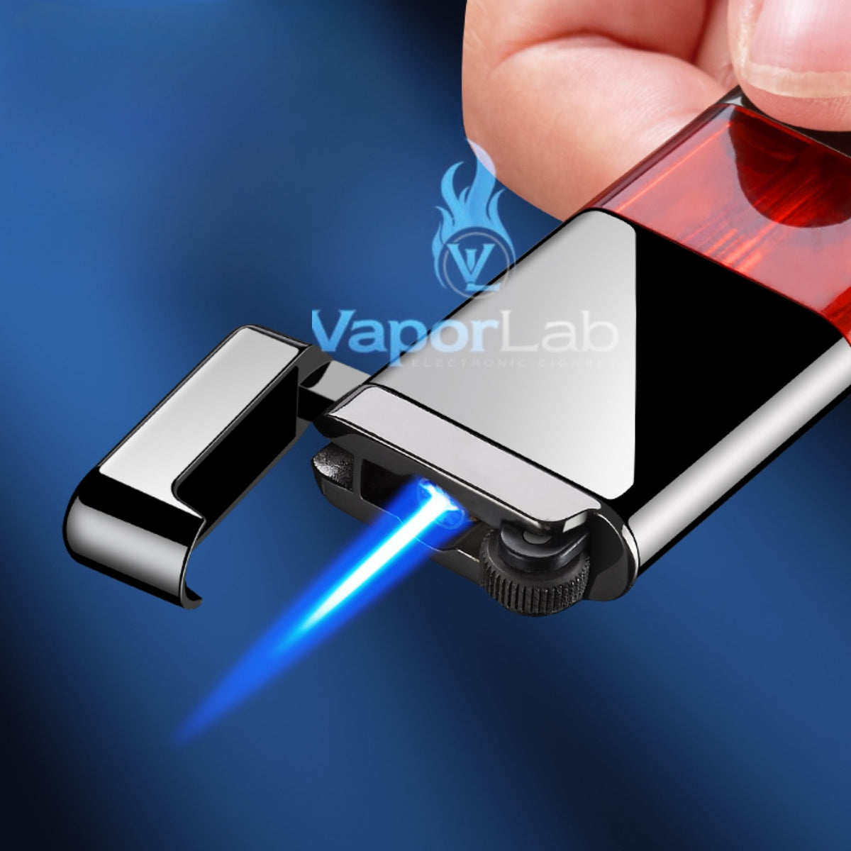 korek api roda api bara las slim gas torch refillable lighter polos dengan kaca gas transparant