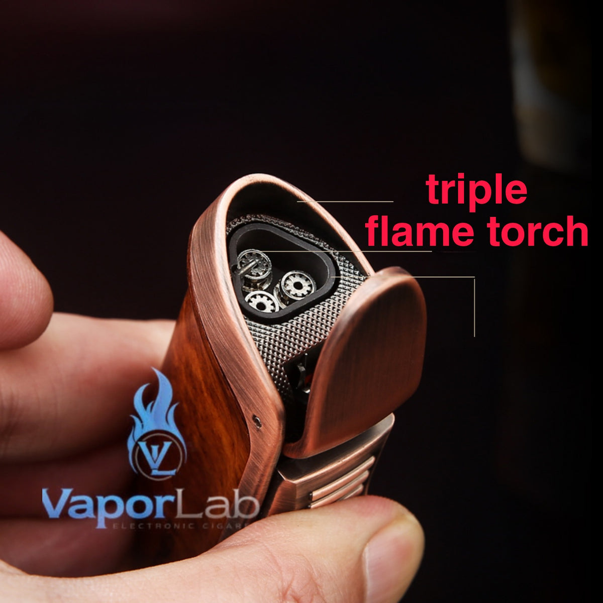 korek api cerutu bara las honest original triple jet torch refillable gas metal cigar lighter with hole puncher