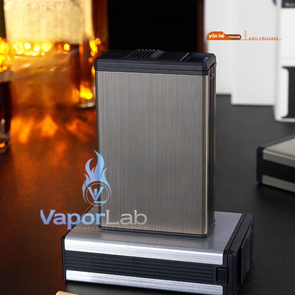 kotak box tempat simpan rokok cigarette case besi metal waterproof FOCUS YH108 isi 20 batang rokok putih pendek