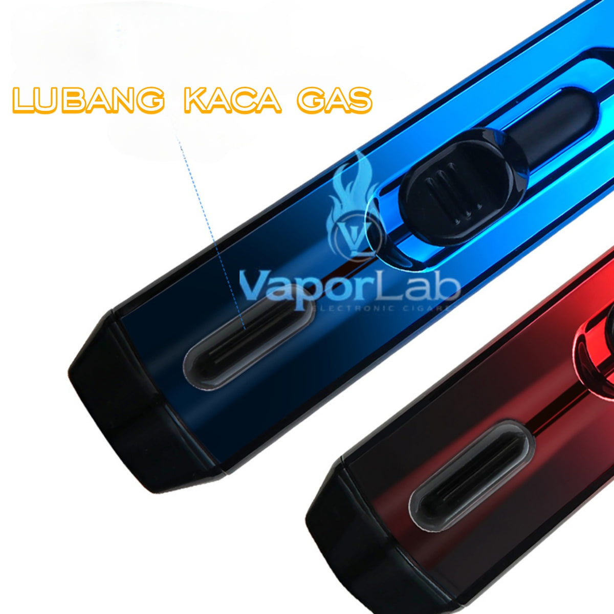 korek api bara las refillable gas jet torch bbq candle lighter pemantik kompor HONEST dengan kaca indikator gas