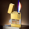 korek api dual mode bara las atau api ada kaca indikator gas transparant joox jet 2 in 1 refillable gas lighter ada denting