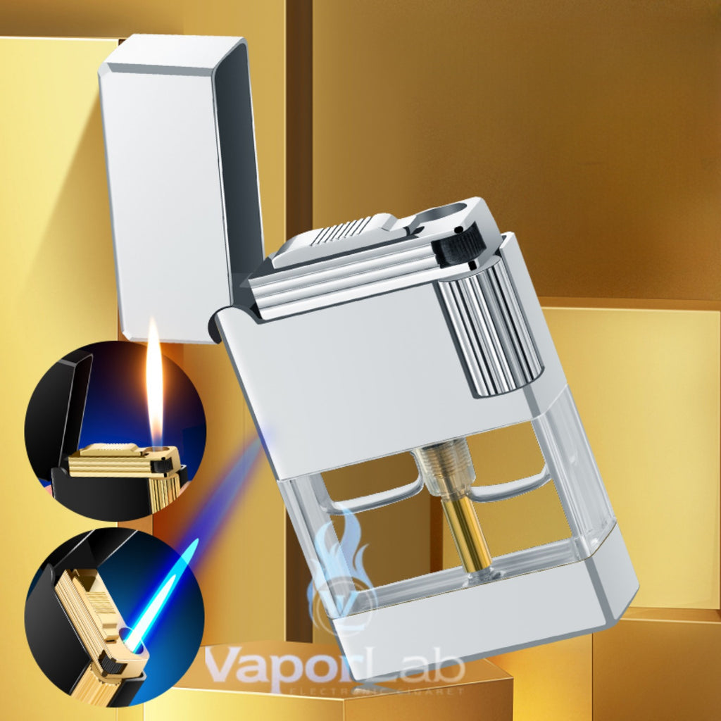 korek api dual mode bara las atau api ada kaca indikator gas transparant joox jet 2 in 1 refillable gas lighter ada denting